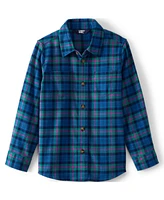 Lands' End Girls Long Sleeve Flannel Shirt