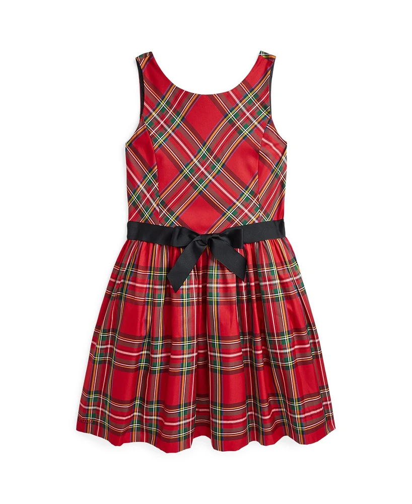 Polo Ralph Lauren Big Girls Plaid Twill Dress