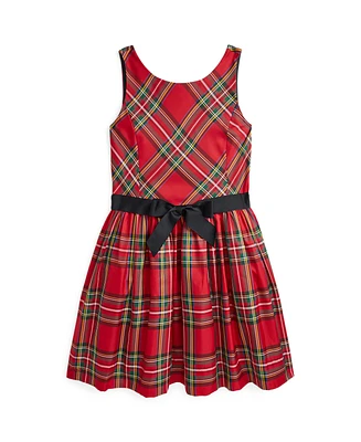 Polo Ralph Lauren Big Girls Plaid Twill Dress