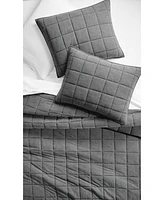 Oake Stonewashed Check Coverlet Set, Full/Queen, Exclusively at Macy's