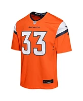 Nike Big Boys and Girls Javonte Williams Orange Denver Broncos Mile High Collection Game Jersey