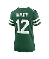 Nike Women's Joe Namath Legacy Green New York Jets Retired Player Game Jersey