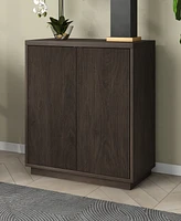 Hudson & Canal Alston 28" Wide Rectangular Accent Cabinet in Alder