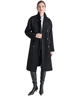 Dkny Women's Double-Breasted Belted Wrap Coat