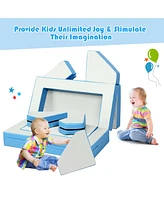 4-in-1 Crawl Climb Foam Shapes Playset Softzone Toy Kids Toddler Preschoolers