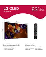 Lg 83" Class G4 Series Oled evo 4K Hdr Smart Tv - OLED83G4W