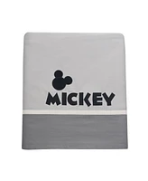 Lambs & Ivy Disney Baby Magical Mickey Mouse 3-Piece Crib Bedding Set - Gray