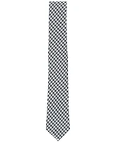 Bar Iii Men's Metallic Houndstooth Tie, Created for Macy's