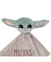 Lambs & Ivy Star Wars Mandalorian Baby Yoda Wearable Blanket/Lovey Gift Set 2pc