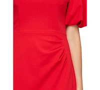 Alex Evenings Women's Off-The-Shoulder Balloon-Sleeve Gown