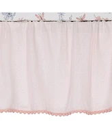 Lambs & Ivy Baby Blooms 3-Piece Pink Floral/Butterfly Baby Crib Bedding Set