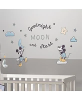 Lambs & Ivy Disney Baby Moonlight Mickey Mouse Blue/Black Wall Decals/Stickers