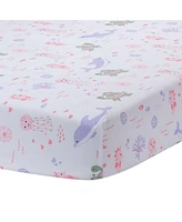 Lambs & Ivy Sea Dreams 3-Piece Dolphin/Turtle Nautical Baby Crib Bedding Set
