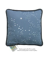 Lambs & Ivy Star Wars Signature Galaxy Led Light-Up Decorative Throw Pillow