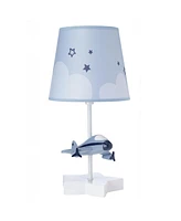 Bedtime Originals Little Aviator Hand-Painted Airplane Lamp with Shade & Bulb