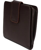 Mancini Women's Sonoma Rfid Secure Clutch Wallet