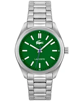 Lacoste Men's Monceau Silver Stainless Steel Bracelet Watch 41mm