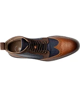 Stacy Adams Men's Finnegan Wingtip Lace Up Boots