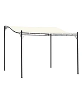 Streamdale Furniture 10'x10' Steel Outdoor Pergola Gazebo, Weather-Resistant Canopy