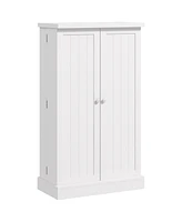 Streamdale Furniture 41" Freestanding Pantry Cabinet with 12 Adjustable Shelves