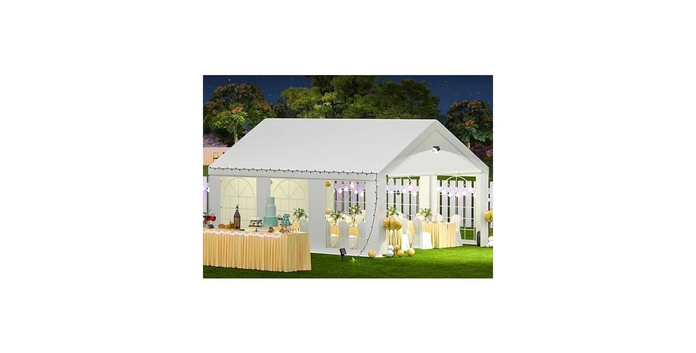 Streamdale Furniture 10x20FT Heavy Duty Canopy Tent with Removable Walls