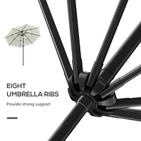 3-Tier Patio Umbrella with Crank and Tilt