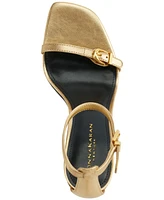 Donna Karan New York Women's Sculptural Logo Heel Sandals