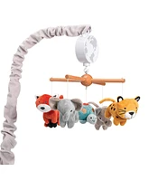 Lambs & Ivy Wild Life Musical Baby Nursery Crib Mobile - Protect the Animals