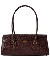 Brahmin Dayan Vanderbilt Embossed Leather Satchel