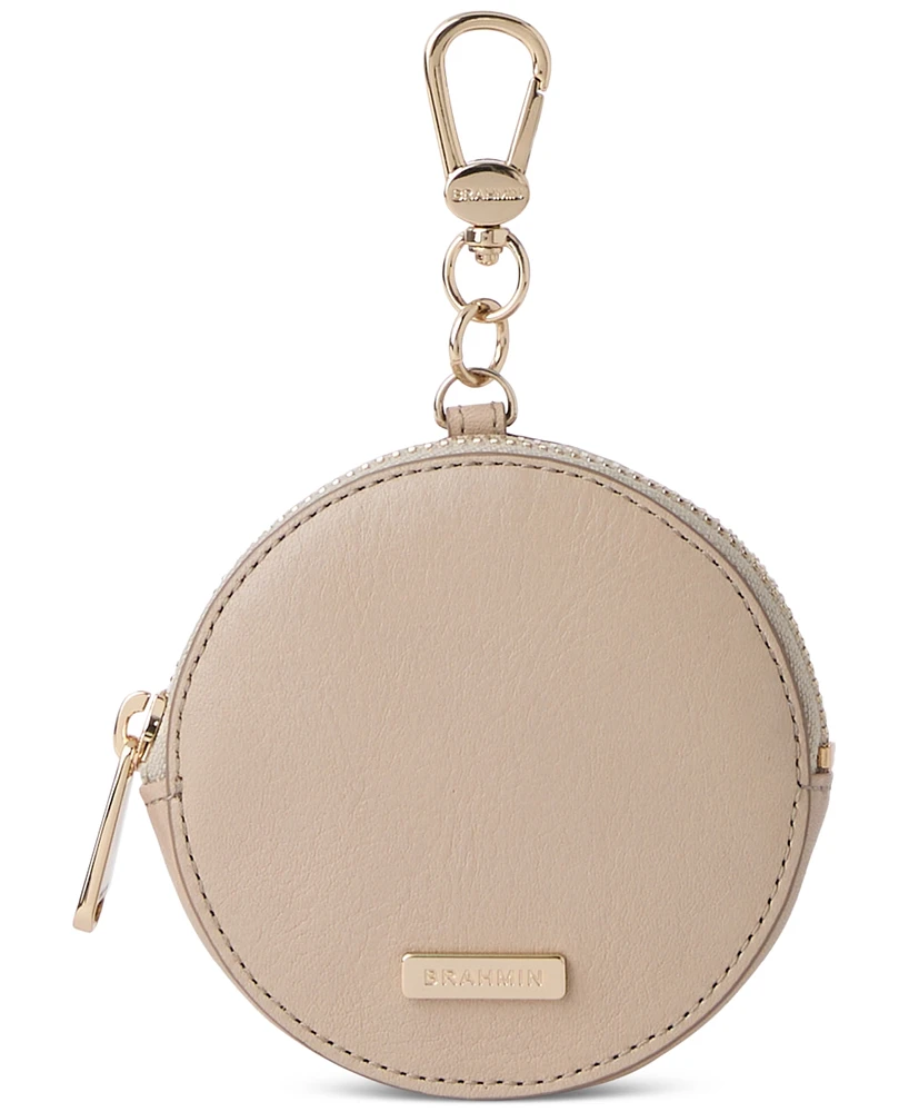 Brahmin Circular Leather Coin Purse