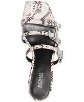 Michael Kors Women's Darrington Kitten Heel Strap Sandals