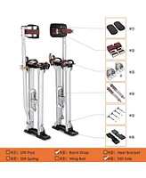 Yescom 1 Pair Stilt Soles & Leg Band Straps Replacement Kit for Drywall Stilts Painting