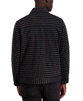 Karl Lagerfeld Paris Men's Textured Shirt Jacket