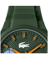 Lacoste Men's LC33 Khaki Silicone Strap Watch 45mm