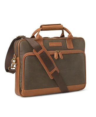 Johnston & Murphy Rhodes Leather Briefcase