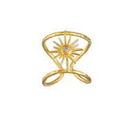 Satya Jewelry Divine Dreams Starburst Adjustable Ring