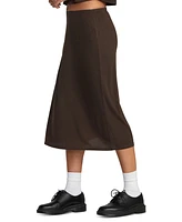 Rvca Juniors' Jenni Ribbed Midi Skirt