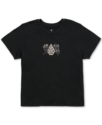 Volcom Juniors' Cupid Cotton Logo Graphic Baby T-Shirt