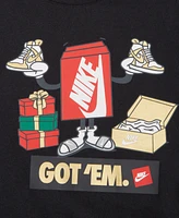 Nike Toddler and Little Boys Boxy "Got 'Em" Graphic T-Shirt