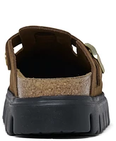 Birkenstock Women's Boston Chunky Suede Leather Platform Sandals from Finish Line