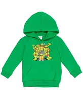 Teenage Mutant Ninja Turtles Boys Tmnt Leonardo Michelangelo Donatello Raphael Fleece Pullover Hoodie to Big Kid