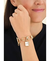 Rosefield Studio Women's Gold Tone Stainless Steel Bracelet Watch 18.5mm