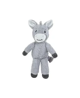 Hudson Baby Baby Boys Plush Bathrobe and Toy Set, Donkey, One