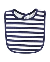 Hudson Baby Infant Boys Cotton Bibs, Boy Bold Family, One Size