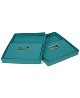 Household Essentials 2-Pc. Storage Cube Set with Lids