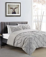 Videri Home Pintucked 3-pc. Comforter Set