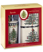 Spode Christmas Tree 3-Pc. Lotion Pump & Towel Set