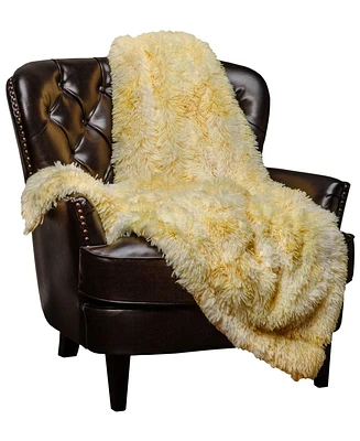 Chanasya Premium Wolf Faux-Fur Fuzzy Throw, 50" x 60"