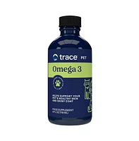 Trace Minerals Pet Omega 3 - Skin & Coat Health Supplement for Dogs & Cats - Omega-3 Fish Oil Supplement that Aids Joint & Brain Health