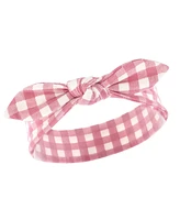 Hudson Baby Girls 5Pk Bibs and Headbands Set